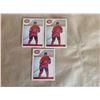 Image 1 : Lot of 3 O-Pee-Chee Hockey Cards # 51  * Chris Chelios