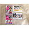 Image 1 : Lot of  4 -Pee-Chee & Topps WHA & NHL Leader Cards