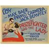 Image 1 : The Prizefighter and the Lady (MGM, 1933). Title Lobby The Prizefighter and the Lady (MGM, 1933).