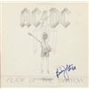 Image 1 : ACDC - BRIAN JOHNSON SIGNED LP SLEEVE.