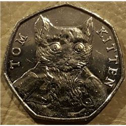 BRITISH: TOM KITTEN COIN.