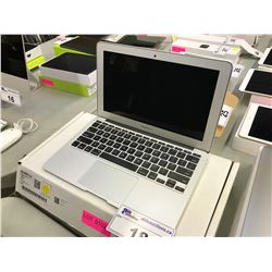 APPLE MACBOOK AIR,  INTEL I5 -5250U 1.6GHZ, 4GB RAM, 128GB SSD, 11" SCREEN, INTEL HD GRAPHICS 6000,