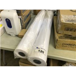 2 ROLLS OF 36" X 300' #20 PLOT BOND PAPER