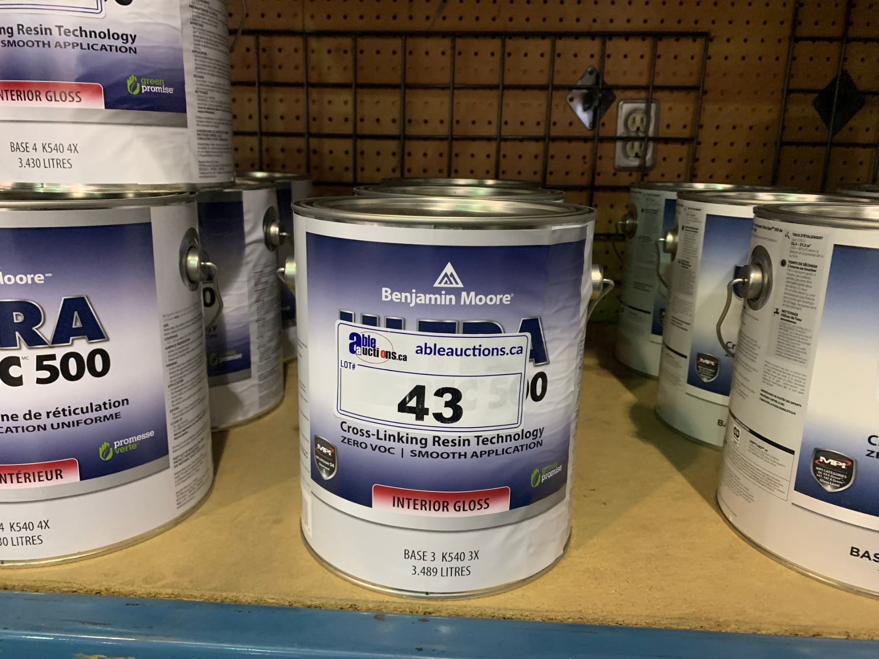 3 CANS BENJAMIN MOORE ULTRA SPEC 500 INTERIOR GLOSS BASE 3 3 CANS BENJAMIN MOORE ULTRA SPEC 500 INTERIOR GLOSS BASE 3