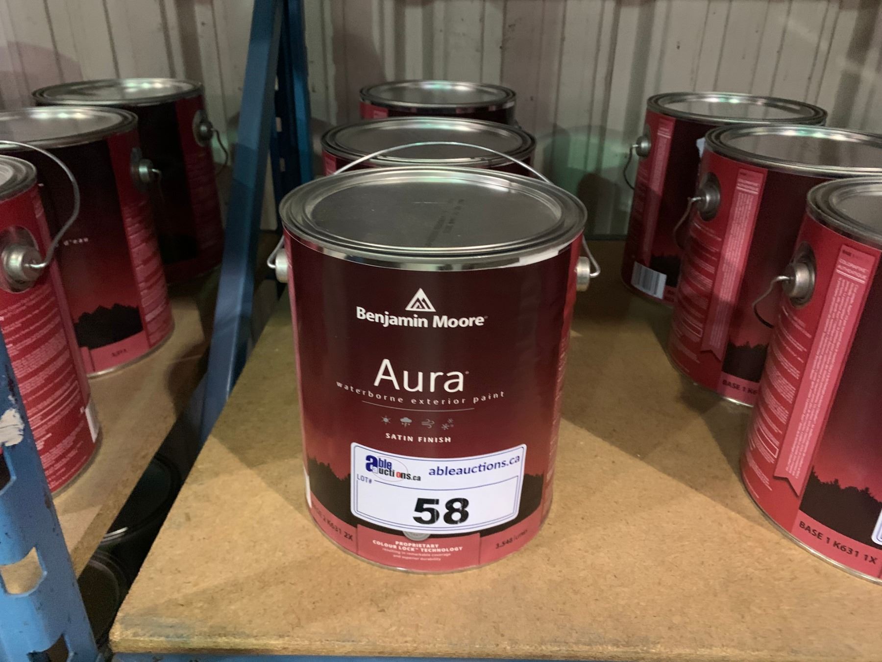 3 CANS BENJAMIN MOORE AURA SATIN FINISH BASE 2 K631 2X 3 CANS BENJAMIN MOORE AURA SATIN FINISH BASE 2 K631 2X