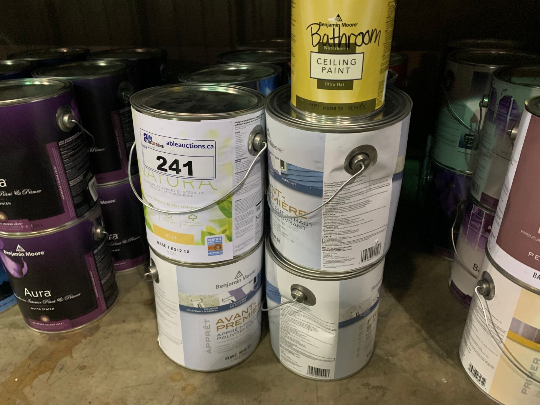 16 ASSORTED CANS OF MISTINT PAINTS - Able Auctions