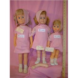 Chatty Dolls 3 by Mattel  WOW LOOK