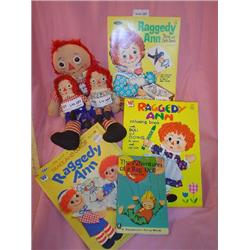 Raggedy Ann Andy Books Dolls 1969