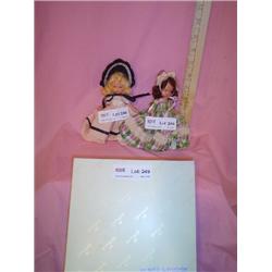 2 Bisque Nancy Ann Storybook Dolls 