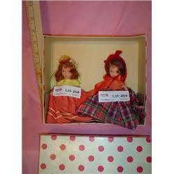 2 Bisque Nancy Ann Storybook Dolls 