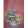 Image 1 : Wood Mini Boxes w play doll items 