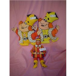 Burger King 2 Rag Dolls Advertising Dol