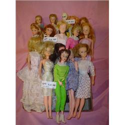 Tray of 16  Barbie Copies  Dolls MT