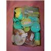 Image 1 : Tin   Plastic Play Plates Cups Utensils