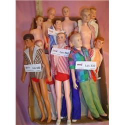12 Boy "Barbie Copies" Dolls Montana