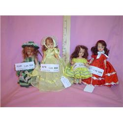 4 Nancy Ann Storybook Dolls Montana