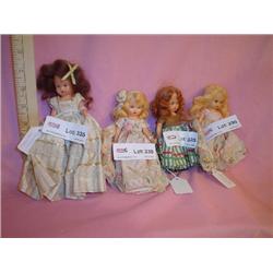 4 Nancy Ann Storybook Dolls Montana