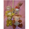 Image 1 : 5 Stuffed Animals w Vinyl Faces MT