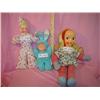 Image 1 : 3 Stuffed Dolls w  Plastic Faces