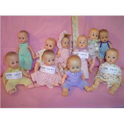 Box of 10 Little Dolls 9 Boys 1 Girl