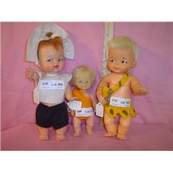 Pebbles & Bamm Bamm Dolls Ideal.