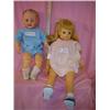 Image 1 : 2 Large Dolls Stuffed Skin w Vinyl Head