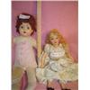 Image 1 : 2 Dolls Bride Composition Cloth Stuffed