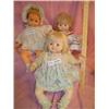 Image 1 : 3 Dolls: Vinyl w/Cloth Stuffed Trunks. 