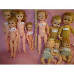 Box of 10 Dolls: Vinyl/Plastic/Cloth St