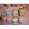 Image 5 : Tray of 16 Doll Heads (One has trunk w/