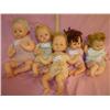 Image 1 : Box of 5 Dolls: Cloth stuffed/Vinyl/Pla