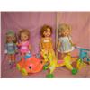 Image 1 : 4 Dolls. 3 have painted eyes & 1 w/move