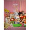 Image 1 : Box of 11 Cloth Stuffed Dolls & 3 Herit