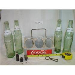 Aluminum 6 pack Coca-Cola Holder w/ oth