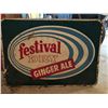 Image 1 : FESTIVAL DRY GINGER ALE SIGN