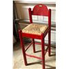 Image 2 : GR OF 3 VINTAGE CANE SEAT CHAIRS / STOOL