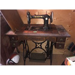 RAYMOND TREADLE SEWING MACHINE
