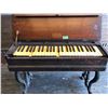 Image 1 : R S WILLIAMS ANTIQUE PORTABLE MELODEON WITH LYRE-SHAPED FOLDING LEGS