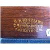 Image 2 : R S WILLIAMS ANTIQUE PORTABLE MELODEON WITH LYRE-SHAPED FOLDING LEGS