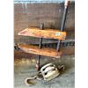 Image 1 : GR OF 2, ANTIQUE WOODEN CLAMP & PULLEY