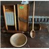 Image 1 : GR OF 6 ANTIQUE KITCHEN TOOLS