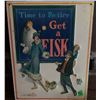 Image 1 : FISK SINGLE SIDED TIN SIGN - 13.5" X 18"