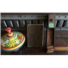 Image 1 : GR OF 3, ANTIQUE WOODEN NOISE MAKER, ETC