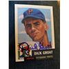 Image 1 : Dick Groat On Card auto with Hologram COA