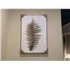 Image 2 : PAIR OF GOLD FRAMED FERN ARTWORK