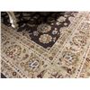 Image 2 : BROWN FLOWER PATTERNED AREA RUG 125 X 91 INCHES