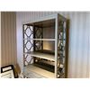 Image 3 : GREY 5 TIER SINGLE DRAWER DISPLAY STORAGE BOOKCASE