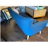 Image 3 : HOMEATTIC BLUE FABRIC MODERN 3 SEAT SOFA WITH CUSHIONS 1970 X 825 X 860 MM