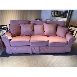 BILLIE COUNTRY LIFESTYLE ROSE 3 SEAT SOFA WITH CUSHIONS 225 X 93 X 92 MM