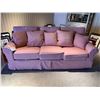 Image 1 : BILLIE COUNTRY LIFESTYLE ROSE 3 SEAT SOFA WITH CUSHIONS 225 X 93 X 92 MM